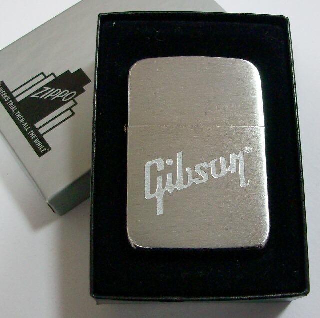 ケースに入れて保管しておりますZIPPO ギブソンローズウッド Gibson