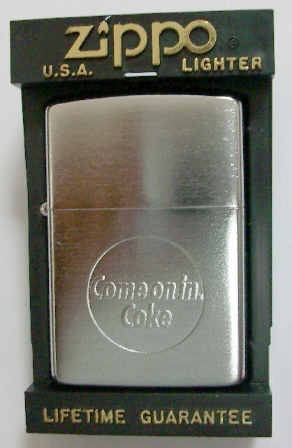 画像: ☆コカ・コーラ！１９９２年 Come on in Coke ＃２００ ZIPPO！新品