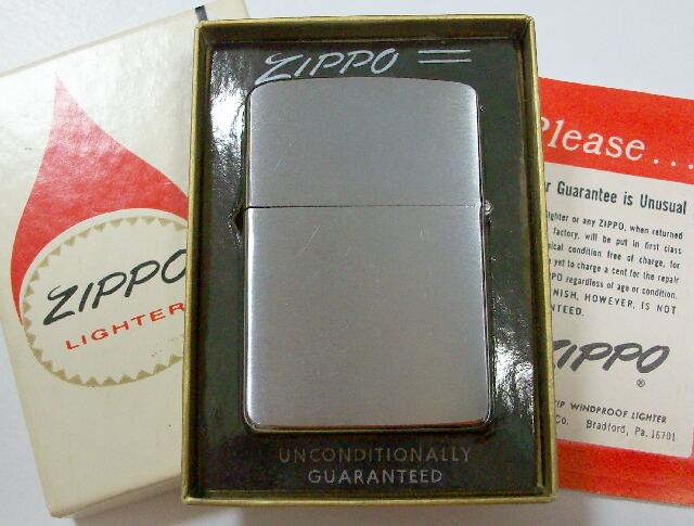 画像: ☆１９６１年 VINTAGE ＃２００ プレーン 無地 新品未使用 ZIPPO！