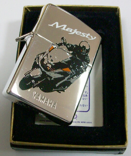 画像: ☆YAMAHA！Majesty　２０００年 シルバー加工 ZIPPO！新品