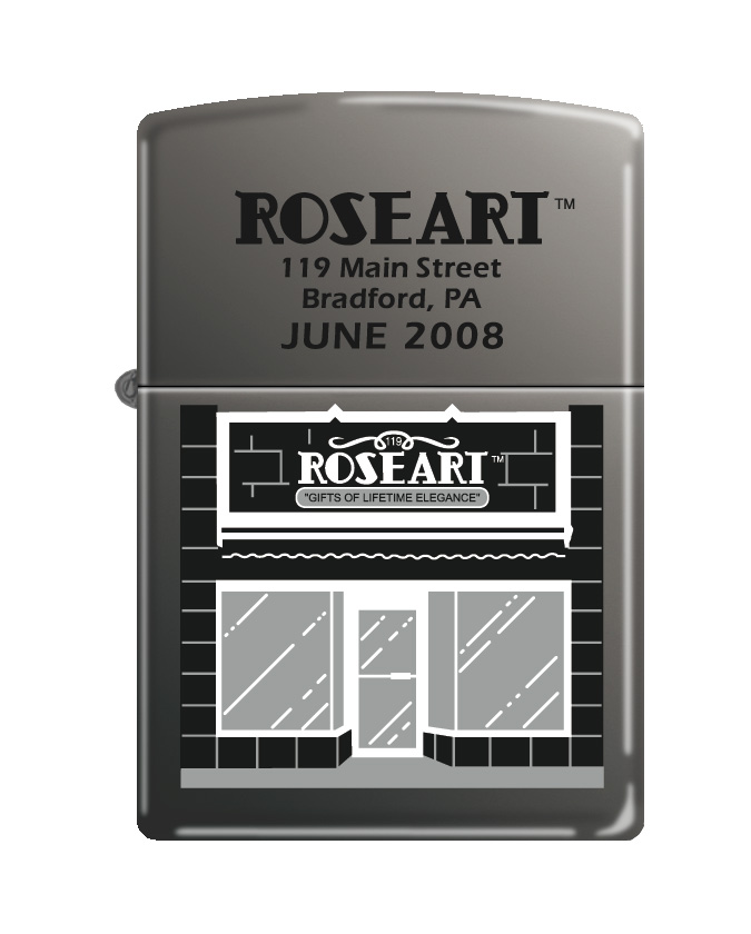 画像: ☆ROSEART ２個組 限定５０セット！ローズアート社  新旧 ショールーム ZIPPO！新品