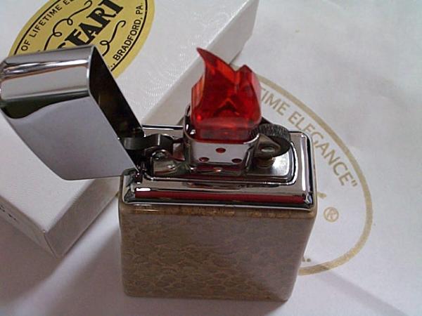 画像: ☆ローズアート 大理石！ROSEART Marble Table ZIPPO！Brown Fossil  ２００５年 未使用品