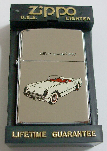 画像: ★シボレー・コルべット！Ｃｏｒｖｅｔｔｅ １９５３！１９９３年発売 ZIPPO！未使用品