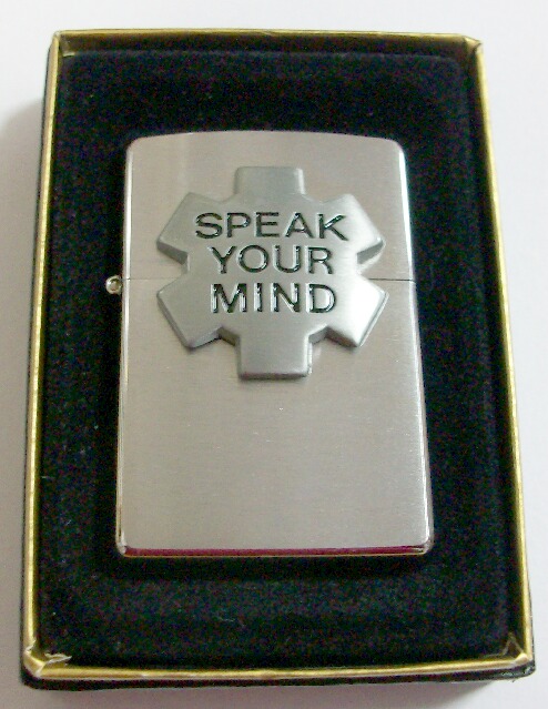 ☆マールボロ！Marlboro SPEAK YOUR MIND ２００４年 USA ＺIPPO！新品