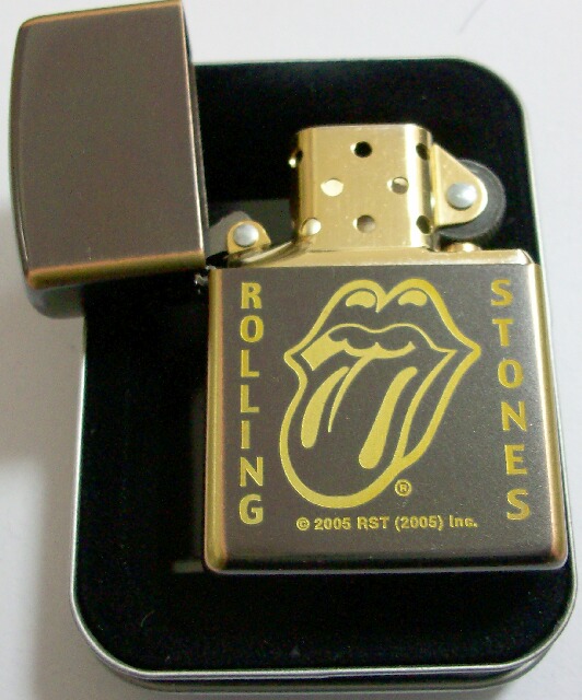 画像: ☆ローリング・ストーンズ！ROLLING STONES ２００６年 モカラテ ZIPPO！新品