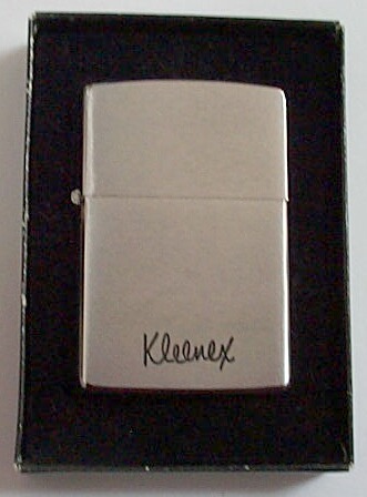 画像1: ☆Ｋｌｅｅｎｅｘ！１９８１年製 クリネックス・ティッシュ ZIPPO！未使用品