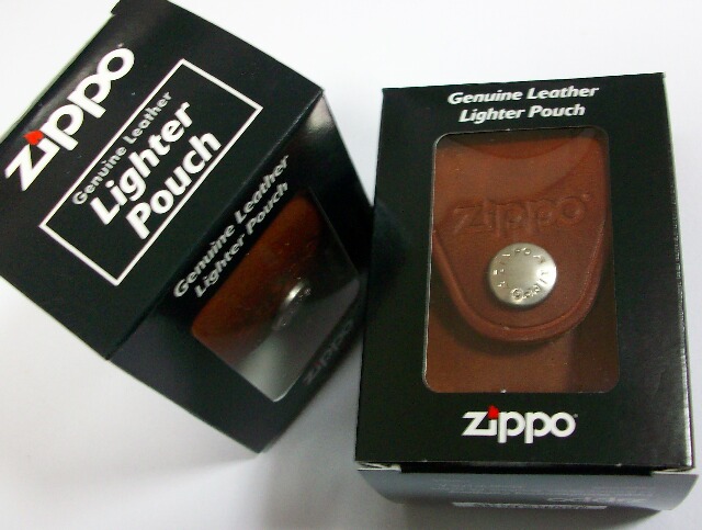 画像: ☆米国ジッポー社 革製 ZIPPOライター用ケース 茶 ループタイプ！新品