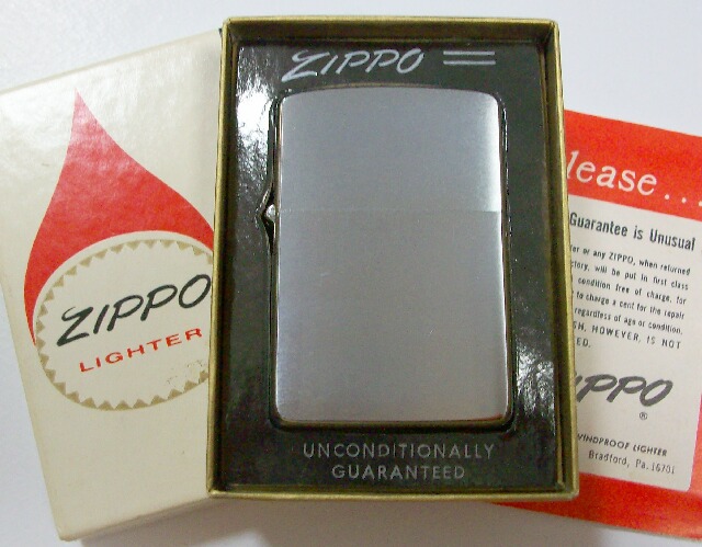 画像: ☆１９６１年 VINTAGE ＃２００ プレーン 無地 新品未使用 ZIPPO！