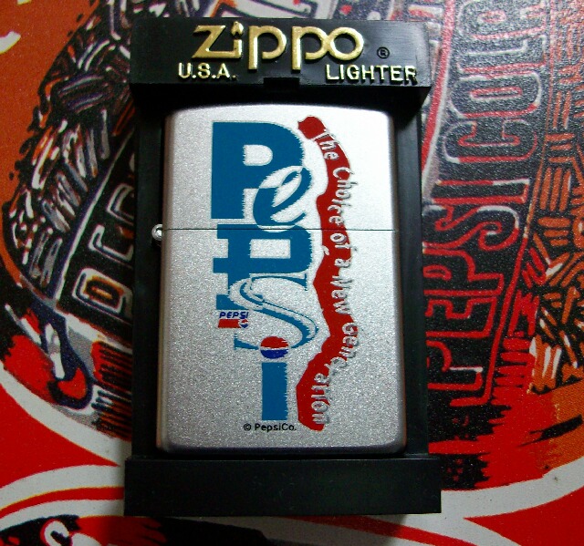 2001年　USA製PEPSI zippo