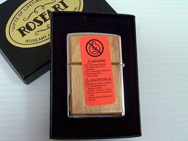 画像: ★ROSEART！Windy ウィンディ 両面 Wood Chestnut（栗の木）２００６年９月 ZIPPO！新品
