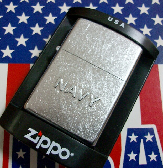 画像: ★米軍！NAVY 海軍 STAMP ２００６年 ストリートクローム ZIPPO！新品