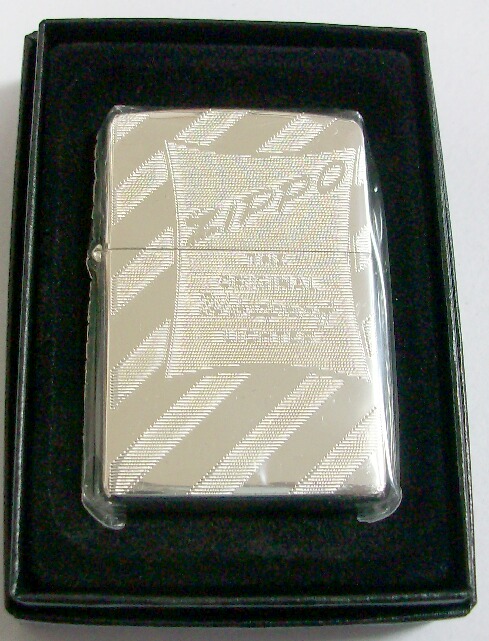 画像1: ★ジッポーオールドＢＯＸ柄 繊細 ＮＣ彫刻 銀加工 ２００５年６月 ZIPPO！新品Ａ 