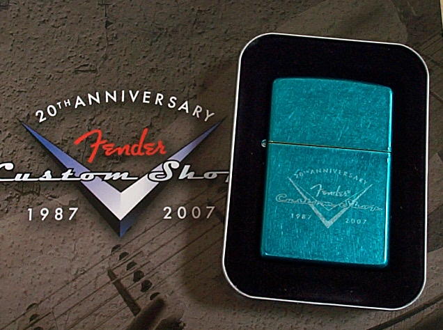 画像: ☆Fender USA！カスタム・ショップ ２０周年記念 限定１０００個 ２００６年 ZIPPO！新品