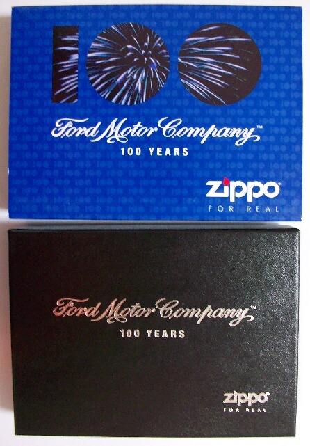 画像: Ford Motor Company １００周年 １９５５ Thunderbird ２００２年 限定ZIPPO！新品