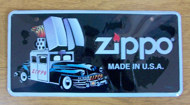 画像: ☆ZIPPO METAL PLATE！ジッポーカー ZippoCar プレート看板！新品