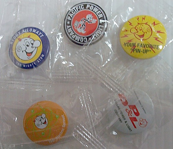 画像: ☆５個セット！REDDY KILOWATT レディキロワット 缶バッチ！新品