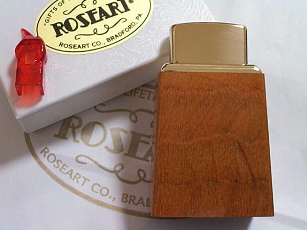 画像: ☆卓上ジッポー！限定１００台！ROSEART 米国ローズアート社 Wood Table Zippo！新品