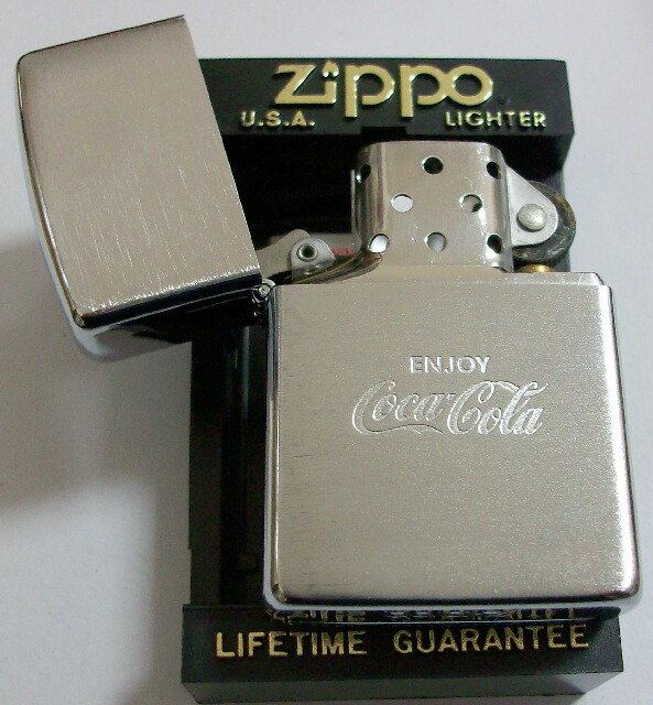 コカ・コーラ！１９９２年２月 Coca-Cola ENJOY ＃２００ Zippo！新品