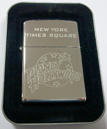 プラネット・ハリウッド！NewYork TIMES SQUARE ZIPPO！新品