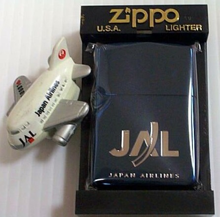 画像: ＪＡＬ！日本航空 Japan Air Lines ブルーチタン ２００３年 ZIPPO！新品