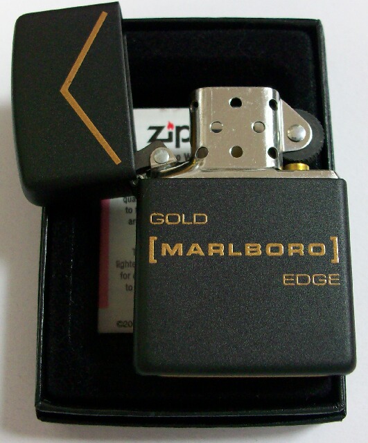 ☆マールボロ！Marlboro GOLD EDGE 黒 ヨーロッパ限定 ２００８年