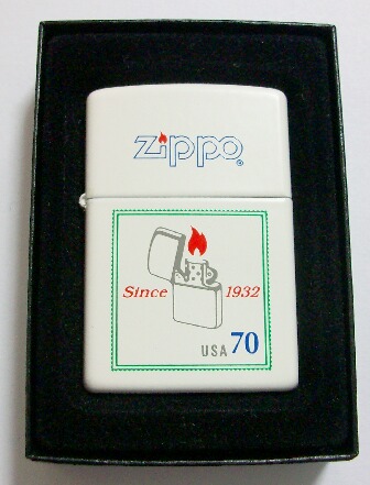 画像: ☆２０００年３月 USA ７０柄 全面ホワイト＆オールドデザイン ZIPPO！新品