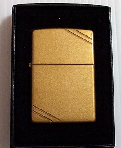 画像1: ☆全面 ゴールド！カラフル＆シンプル！両面ダイアゴナルライン ２００７年 ZIPPO！新品