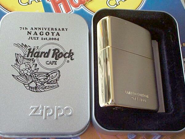 画像: ☆ハードロックカフェ名古屋 ７周年限定１００個 S&G ZIPPO！新品