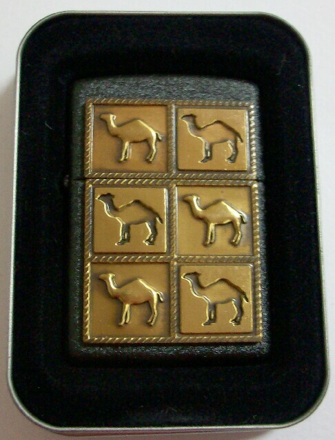 画像: ★キャメル！CAMEL １９９０年代 ６Camel  ブラッククラックル ZIPPO！新品