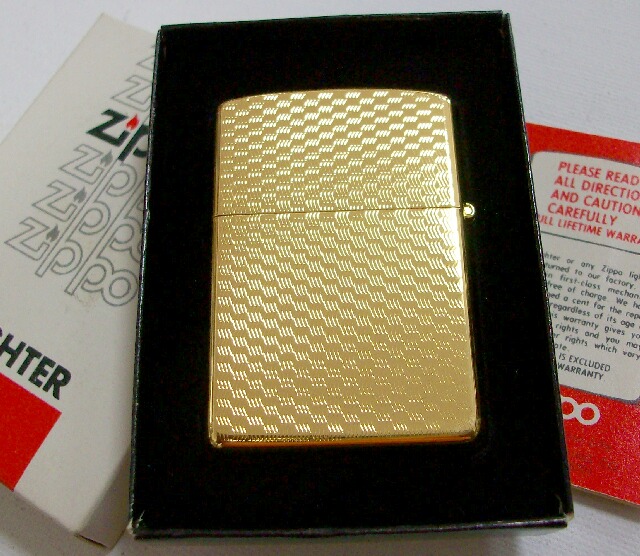 画像: ☆１９８３年 VINTAGE ＃２５０G ゴールド 両面デザイン ZIPPO！新品未使用品