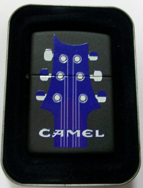 ☆キャメル！CAMEL １９９６年 ギター柄 両面デザイン BLACK ZIPPO！未使用品