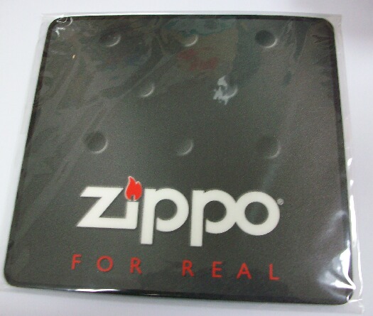 画像: 米国ジッポー社 ZIPPO マウスパッド！黒 FOR REAL 新品