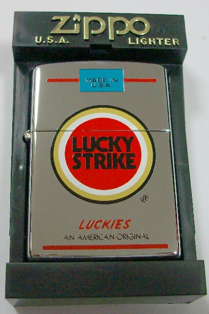 LUCKY STRIKE！ラッキー・ストライク 煙草柄 １９９７年 ZIPPO！新品 
