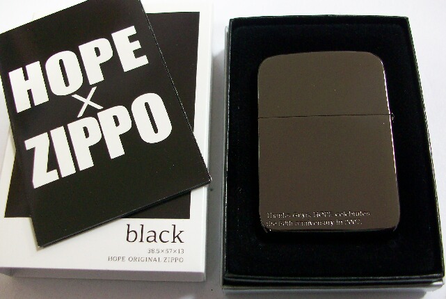 ☆HOPE！ホープ５０周年記念 １９４１ ブラック ２００７年 ZIPPO