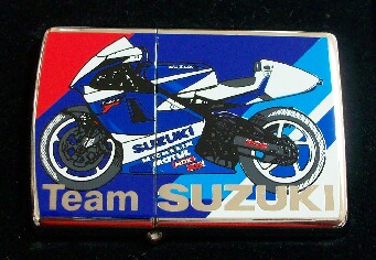 画像1: ☆スズキ！Team SUZUKI １９９７年 限定 SILVER PLATE ZIPPO！新品