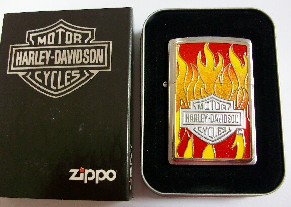 画像: ★HARLEY-DAVIDSON！本場 USA 炎 EMBLEM ２００６年４月 ZIPPO！新品