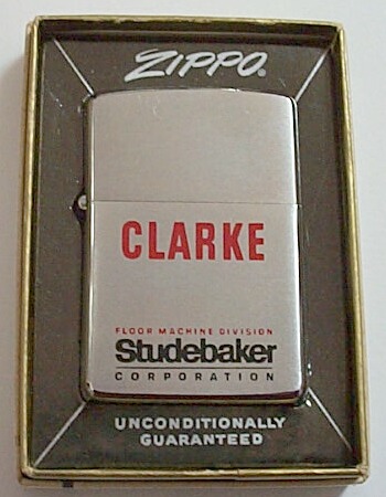 画像: １９６６年 VINTAGE 米国企業 CLARKE ZIPPO 未使用品