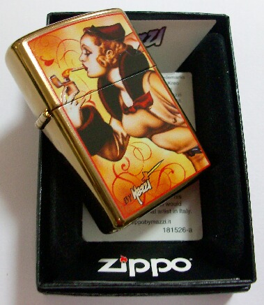 画像: ☆Claudio Mazzi ! Windy ブロンズ ２００９年 チョイスコレクション  Zippo！新品