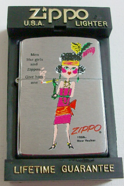 画像: ☆モクモク！オールドデザイン 煙草を吸う女 １９９７年５月 限定ＺＩＰＰＯ！新品