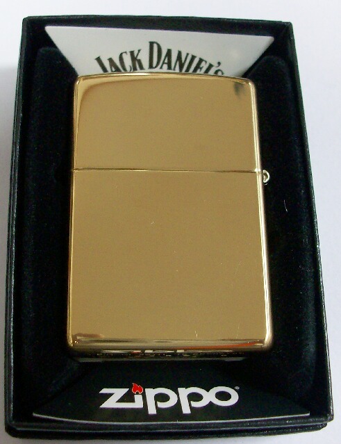 画像: ★JACK DANIEL'S！ジャック・ダニエル ２０１０年 Solid Brass Zippo！新品