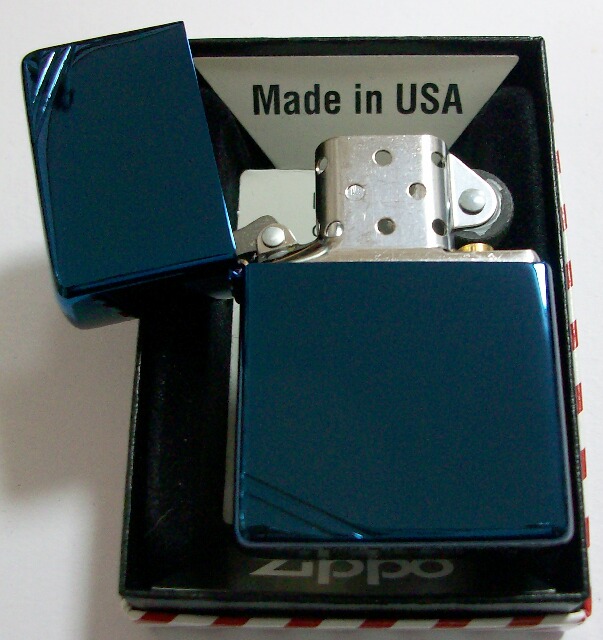 画像: ★１９３７モデル  ブルーチタン！BLUE TITANIUM COATING ２０１０ZIPPO！新品