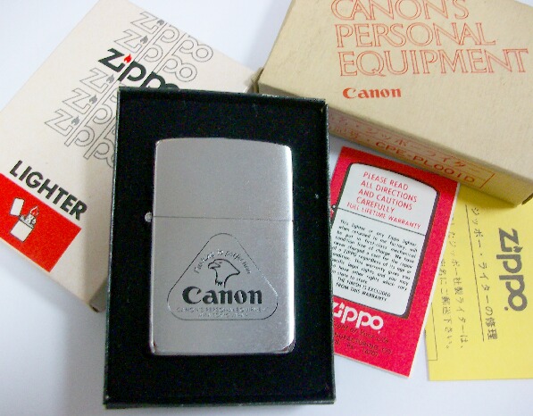 ☆Canon！１９８２年 キャノンカメラ オリジナル ＃２００ ZIPPO！新品