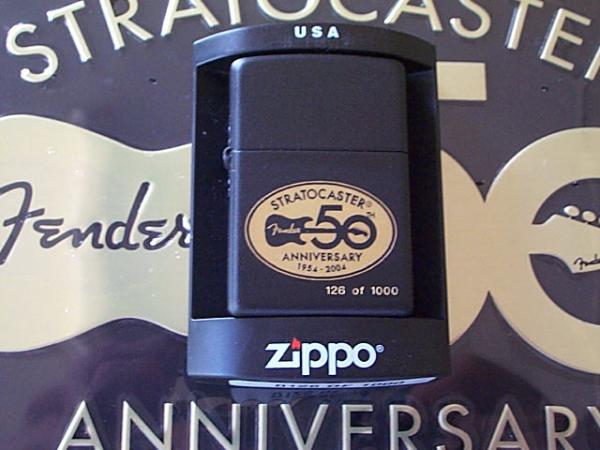 Fender USA！ストラトキャスター ５０周年記念限定 ZIPPO！新品