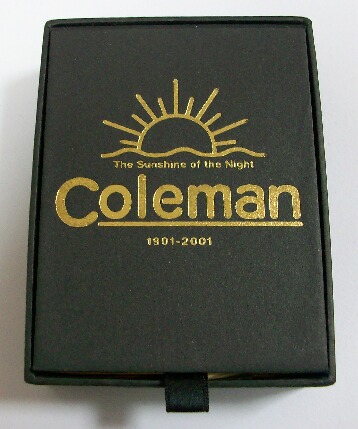 ☆Coleman！ランタンのコールマン １００周年記念 ２００1年 限定ZIPPO