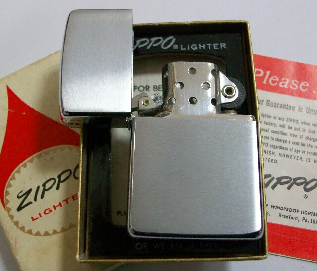 画像: １９６３年 VINTAGE ＃２００ プレーン 無地 新品未使用 ZIPPO！