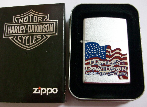 画像: ☆HARLEY-DAVIDSON！本場 ＵＳＡ サテンクローム ＺＩＰＰＯ！新品Ｎ