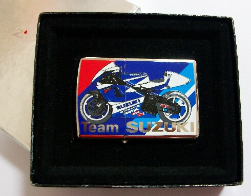 画像: ☆スズキ！Team SUZUKI １９９７年 限定 SILVER PLATE ZIPPO！新品