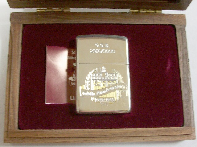 画像: ☆純銀！ZIPPO社 １９９２年 ６０周年記念限定 銀無垢 スターリング・シルバー ZIPPO！新品