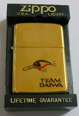 画像: 釣具の・・ダイワ！TEAM DAIWA １９９５年 ブラス ZIPPO！新品