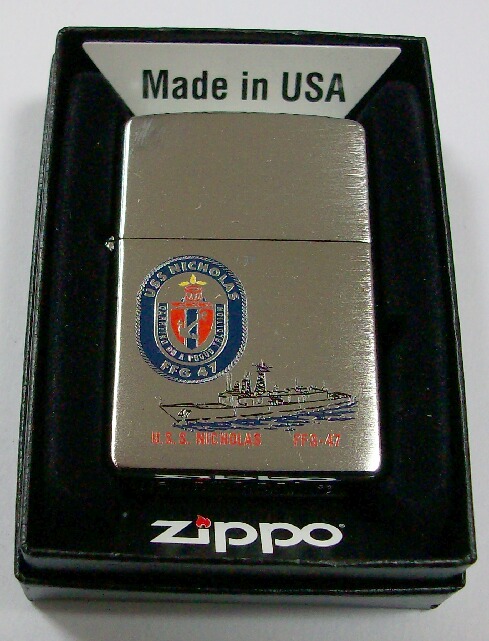 画像: 米海軍 フリゲート艦！USS NICHOLAS FFG-47 ２００９年 ZIPPO！新品